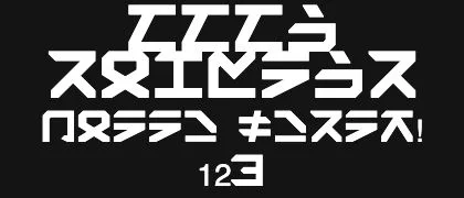 ZZZA-Regular 的真实字样