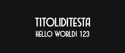 TitoliDiTesta 的真实字样