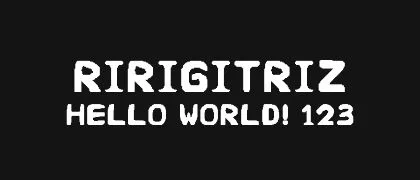 Ririgitriz 的真实字样