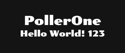 PollerOne 的真实字样