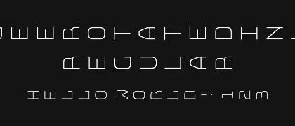 BungeeRotatedInline-Regular 的真实字样