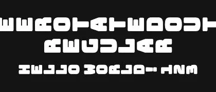 BungeeRotatedOutline-Regular 的真实字样