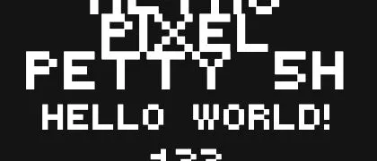 retro-pixel-petty-5h 的真实字样