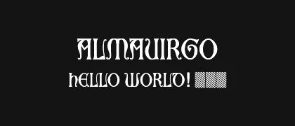 AlmaVirgo 的真实字样