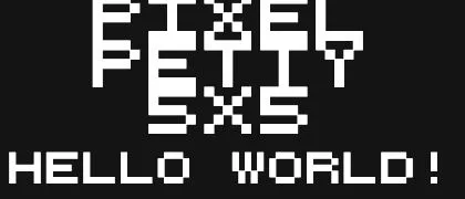 retro-pixel-petty-5x5 的真实字样