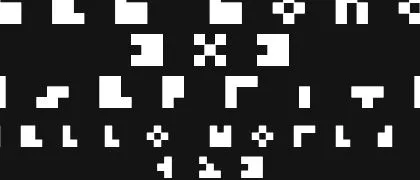 mem-mono-3x3-aseprite 的真实字样
