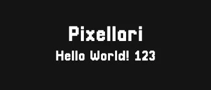 Pixellari 的真实字样