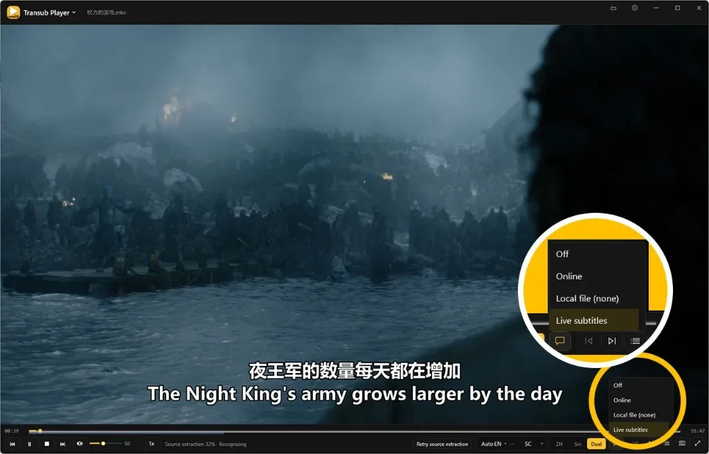 Transub Player：官方播放器介绍配图