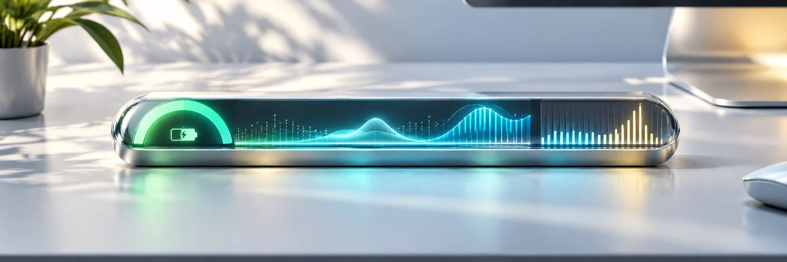 Pulse 状态监控主题的原创概念配图，非软件界面截图